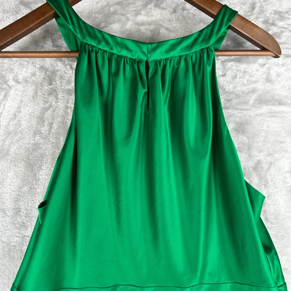 Ann Taylor Green Halter Sleeveless Party Cocktail Size 12